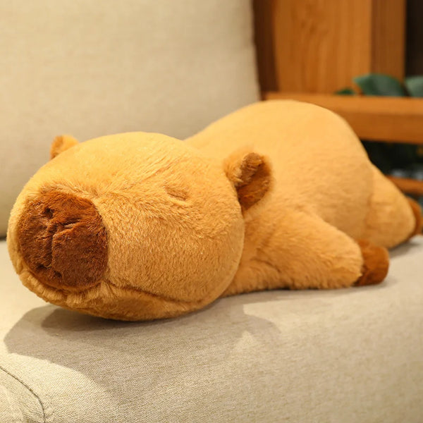 Fluffy Capybara Plush Doll– Kawaii Soft Stuffed Animal Toy for Kids & Home Decor