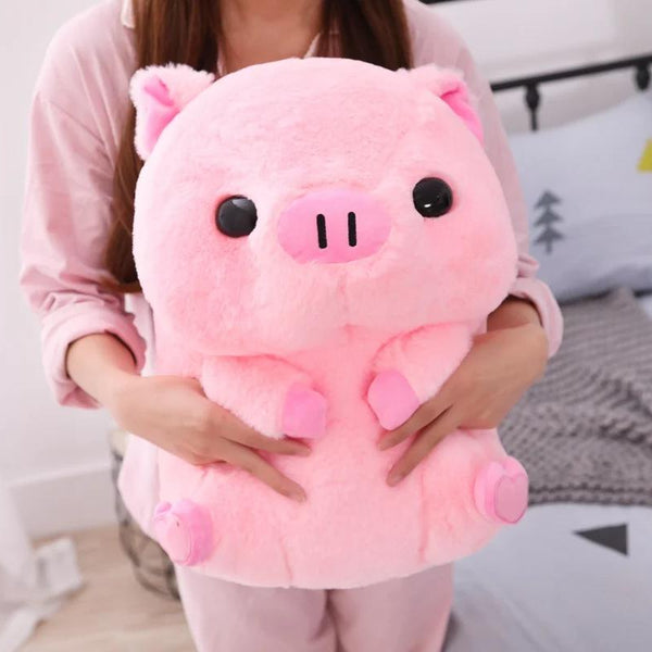 New Soft Kawaii Love Pink Pig Plush Pillow
