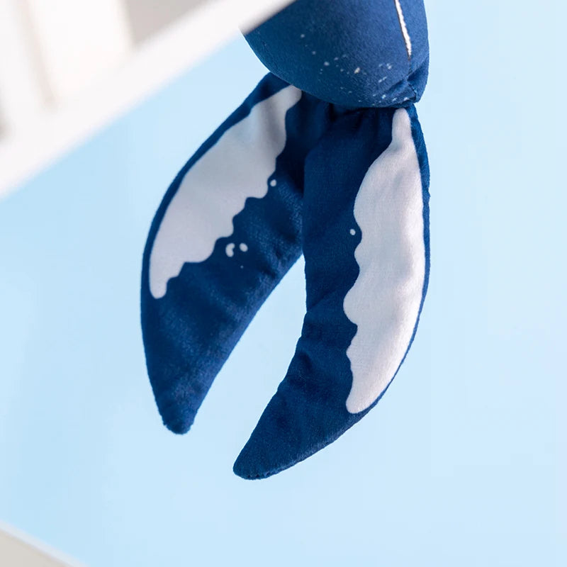 Large Size Blue Whale Plush Pillow Huge Bed Sofa Plush Cushion Cartoon Sea Animal