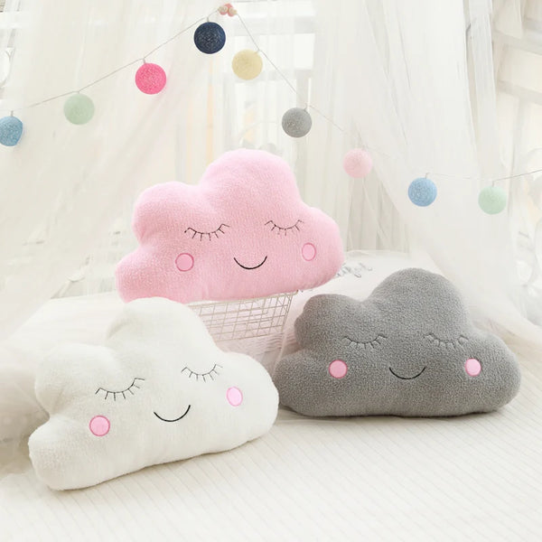 New Stuffed Cloud Moon Star Raindrop Plush Pillow – Where Dreams Begin