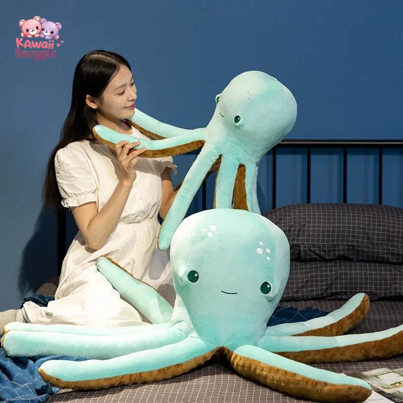 Simulation Blue Octopus Plush – A Soft & Cuddly Sea Buddy