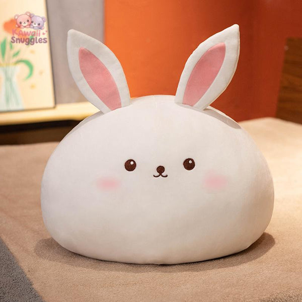 Round Rabbit Plush Toy – The Fluffiest Squishy Pillow