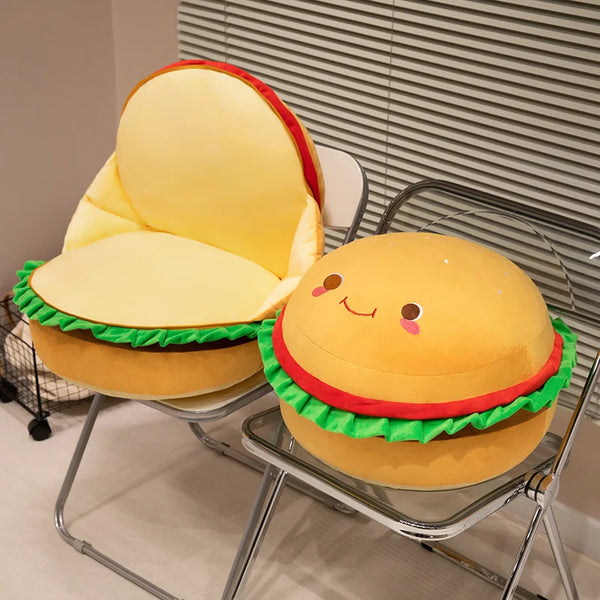 Meet the Adorable Hamburger Plush – A Cozy Bite of Happiness