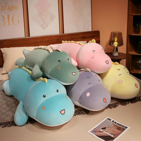 Giant Simulation Dinosaur Plush Toy – Diplodocus Cartoon Pillow for Kids’ Birthday