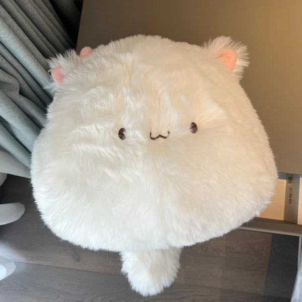 Cartoon Fat Round Cat Plush Toy – Chubby Kitty Pillow for Kawaii Decor and Gifts