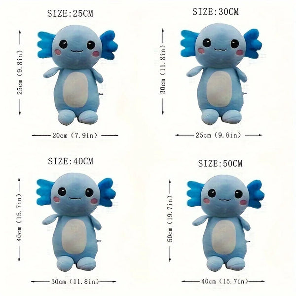 Cartoon Axolotl Plush Axolotl Plush Realistic Ambystoma Scary Amphibian Plush Toy