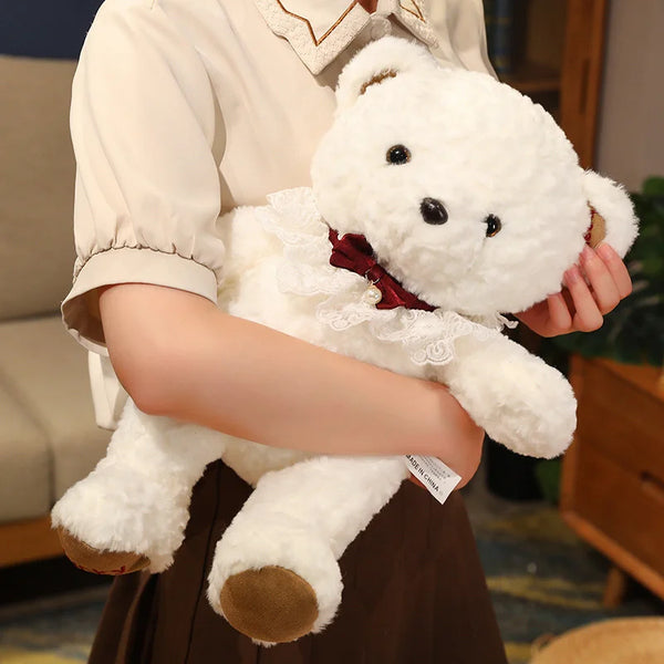 Kawaii Pure White Teddy Bear – The Bear Hug Every Girl Dreams Of