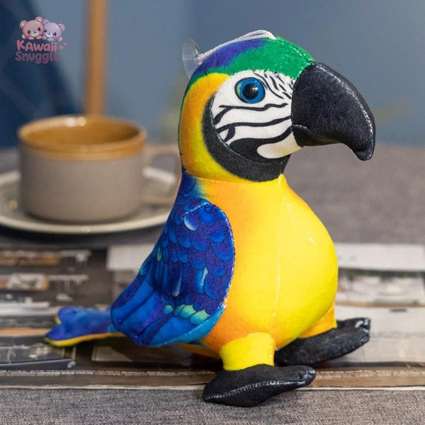 Cute Cartoon Lifelike Parrot Plush – A Colorful Touch of Nature!