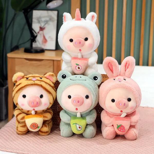 Cosplay Animal Boba Plushie – Unicorn Frog Bunny Pig Toy Hug