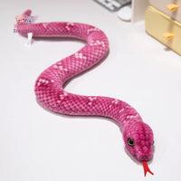 Artificial Python Plush Toy – Colorful Long Snake Plushie
