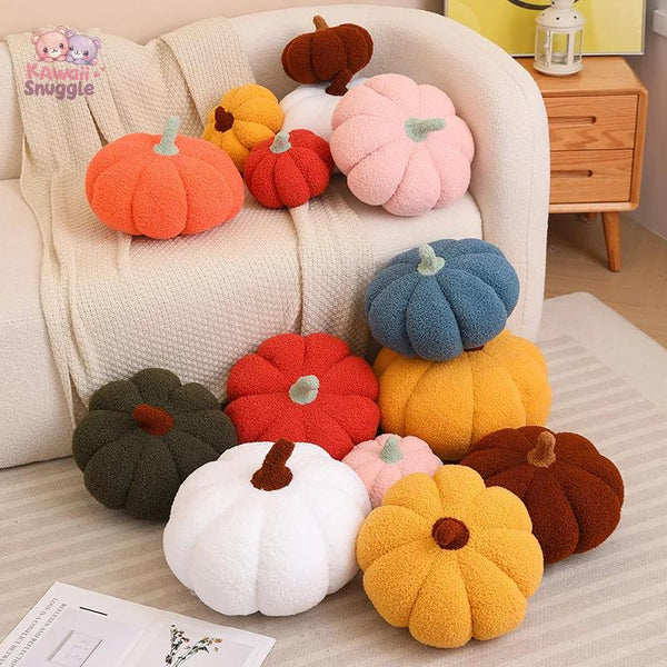 Nordic Halloween Soft Pumpkin Plush – A Cozy Autumn Companion Kawaii Snuggle