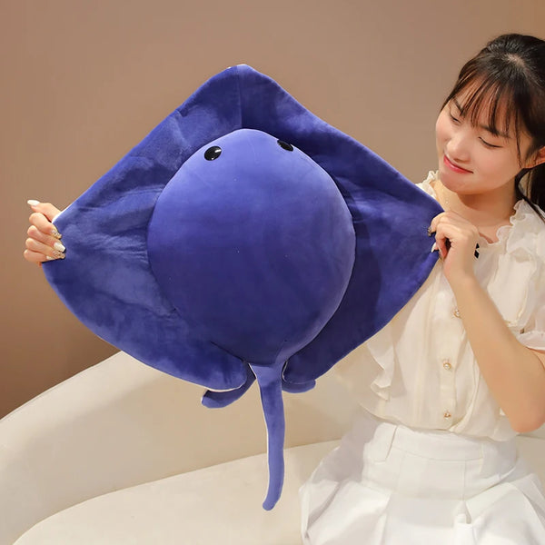 Cartoon Ray Devil Fish Plush Toys Simulation Ocean Series Fish Plush Pillow
