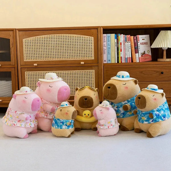 Capybara Plush Simulation Capibara Anime Fluffty Toy Cute Doll Stuffed Animals