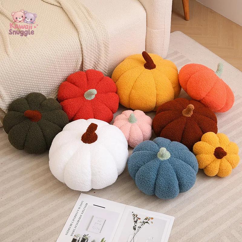 Nordic Halloween Soft Pumpkin Plush – A Cozy Autumn Companion Kawaii Snuggle