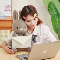 Kawaii Creative Envelope Rabbit Plush Doll - A Unique Cuddle Buddy!