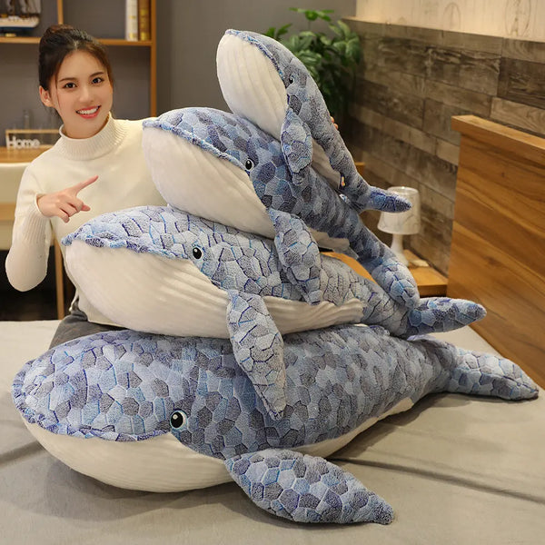 Giant Whale Plush Toy – Dive Into Comfort and Joy