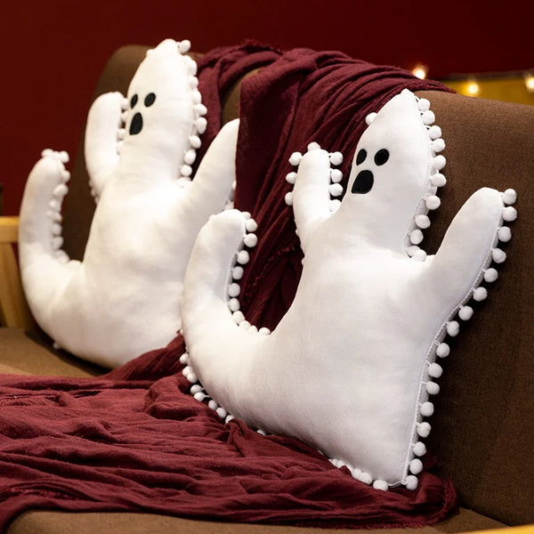 Cute Halloween Ghost Pillow Plush – Soft Decorative Toy Gift
