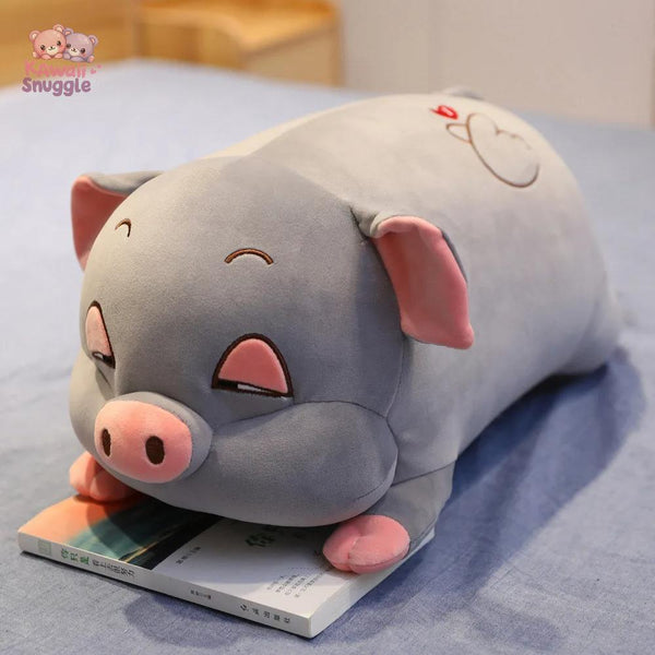 Pig Hamster Plush Pillow With Soft Blanket