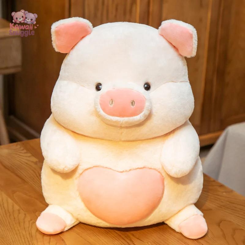 Squishy Pig With Heart Plush Doll