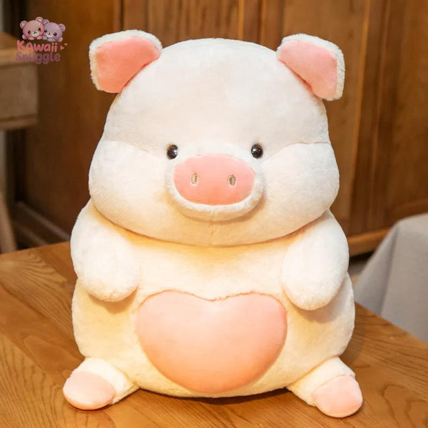 Squishy Pig With Heart Plush Doll