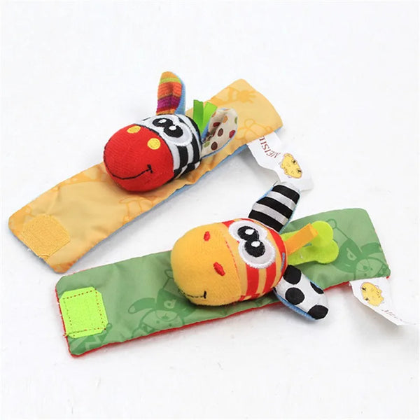 Baby Foot Toys with Rattles: The Sweetest Steps to Smiles and Sensory Fun