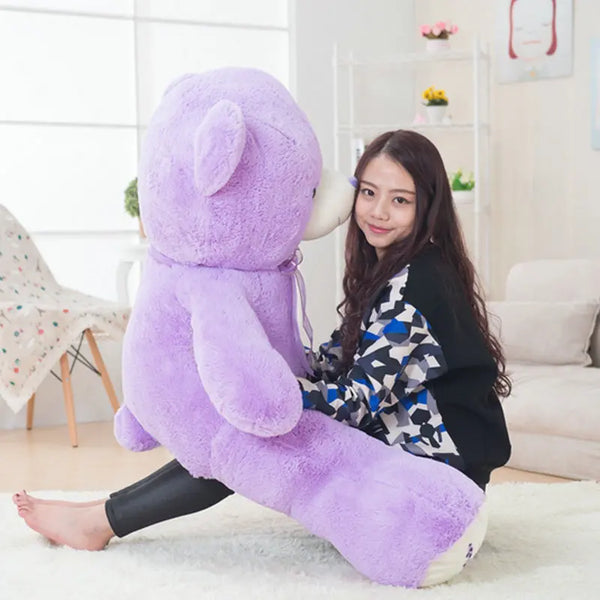 Cuddly Purple Stuffed Bear: A Hug You Can Keep Forever