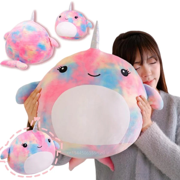 Kawaii Magic Unicorn Whale Plush Pillow A Dreamy Hug for Every Nap
