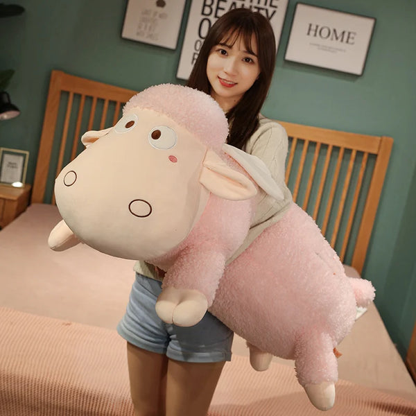 Cartoon Sheep Plush Toys Creative Animal Sheep Plush Long Sleep Pillow Nice Gift