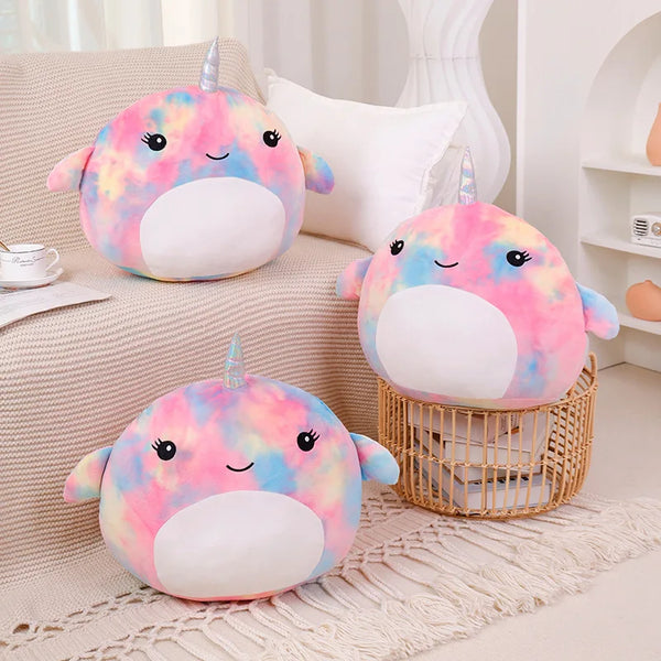 Kawaii Magic Unicorn Whale Plush Pillow A Dreamy Hug for Every Nap
