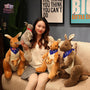 Big Size Mother & Baby Kangaroo Plush Toy – Soft & Cuddly
