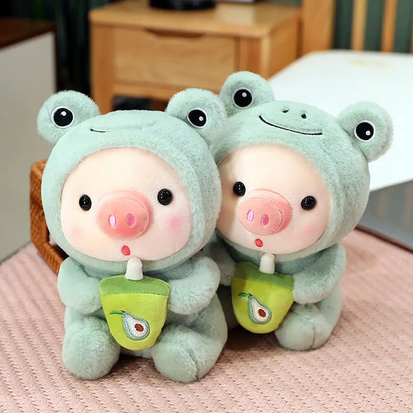 Cosplay Animal Boba Plushie – Unicorn Frog Bunny Pig Toy Hug