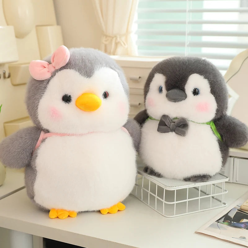 Lovely Hairy Penguin Plush Toy – Soft Stuffed Cartoon Penguin for Kids and Room Decor