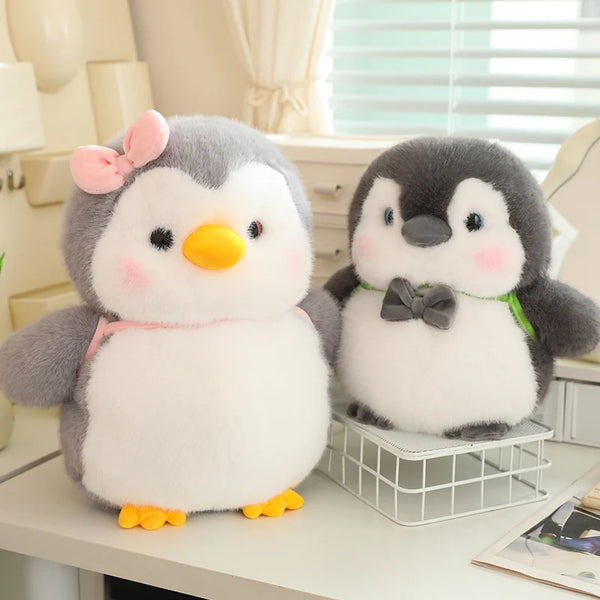 Lovely Hairy Penguin Plush Toy – Soft Stuffed Cartoon Penguin for Kids and Room Decor