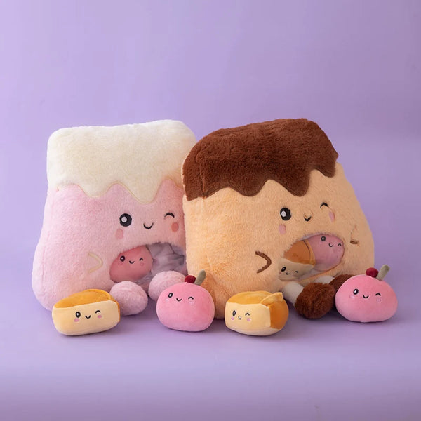 Stuffed Mini Sweets Ball In Ice Cream Sweet Snack Pudding Bag Food Plushie