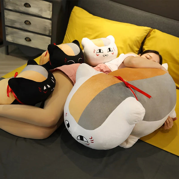 Japan Anime Character Madara Natsume Cat Stuffed Animal Cartoon Plush Toy Pillow
