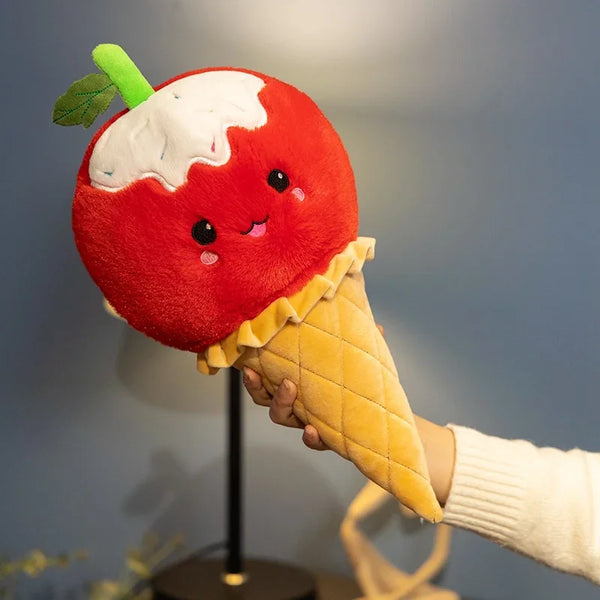 Cartoon Ice cream Plush Toy Stuffed Food Snack ice-cream Cone Pillow Cushion
