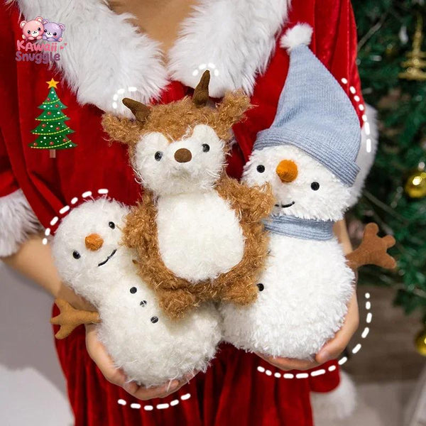 New Cartoon Christmas Series Plush Doll: Holiday Cheer for Your Home