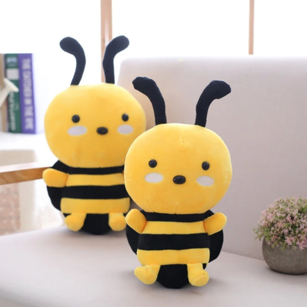Cute Bee Plush Toy – Winged Stuffed Animal for Kids and Decor