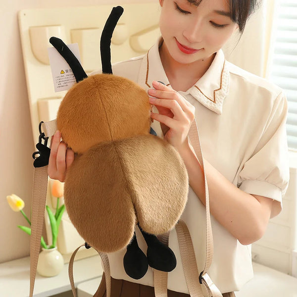 Cute Insect Plush Backpack for Kids