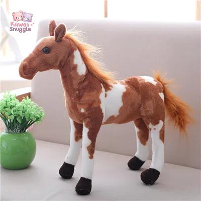 Plush Lifelike Horse Toy Stuffed Animal