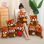 Kawaii Red Pandas Raccoon Plush Toy – The Cutest Forest Friend!