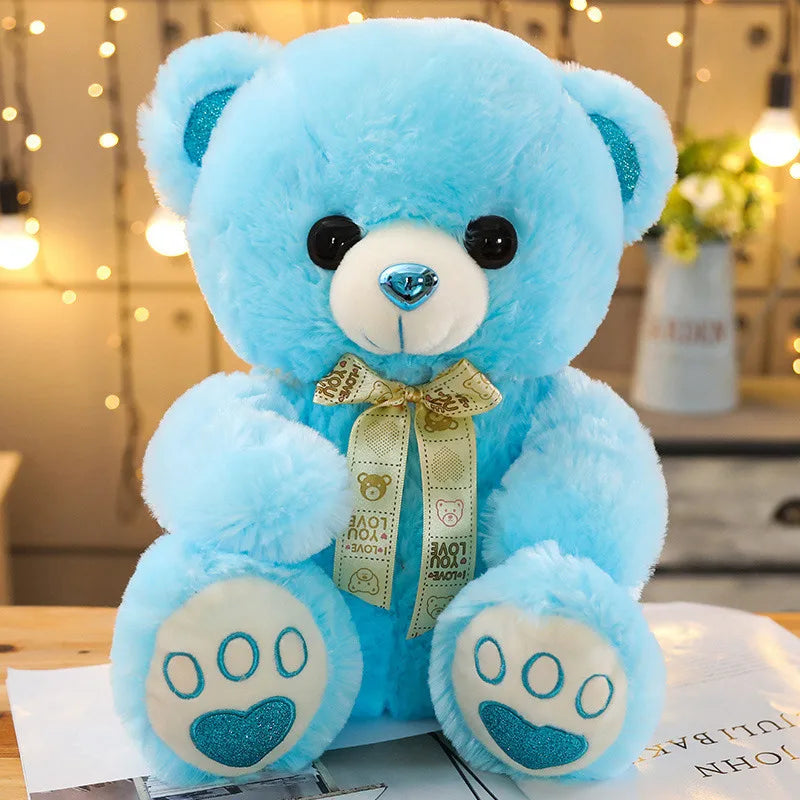 Big Huggale High Quality Teddy Bear with Bow Toy Cute Cartoon Ribbon Teddy Bear Plush Toys Stuffed Plush Animals Bear Doll Birthday Gift For Kids
