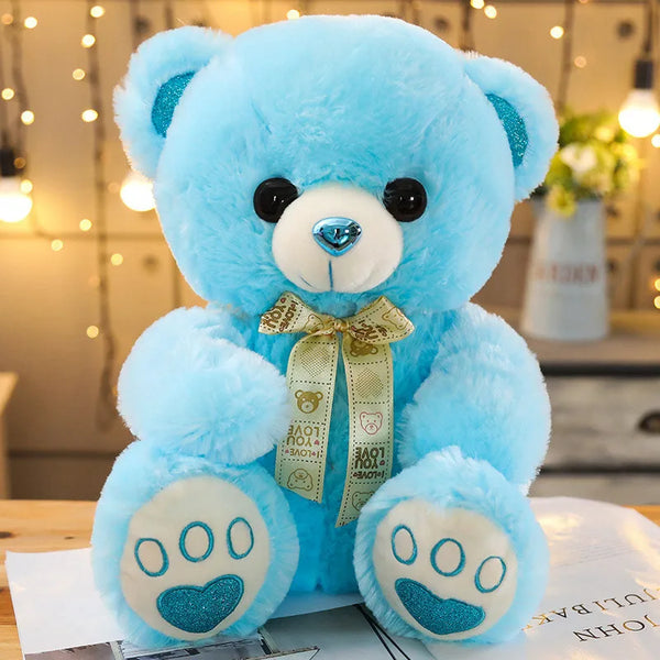 Big Huggale High Quality Teddy Bear with Bow Toy Cute Cartoon Ribbon Teddy Bear Plush Toys Stuffed Plush Animals Bear Doll Birthday Gift For Kids