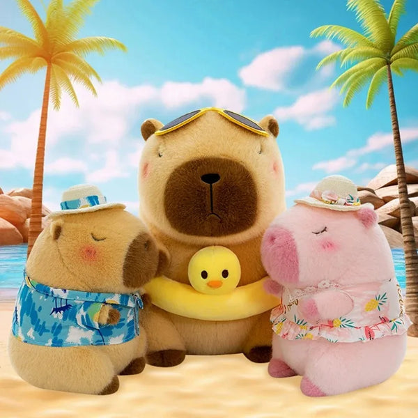 Capybara Plush Simulation Capibara Anime Fluffty Toy Cute Doll Stuffed Animals