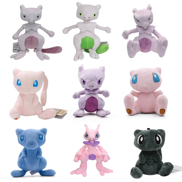 Mew Mewtwo Plush Toy – Legendary Powers in the Softest Form