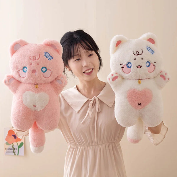 Kawaii Cat Plush Toy Pillow Stuffed Animal Cat Nap Cushion Home Decor