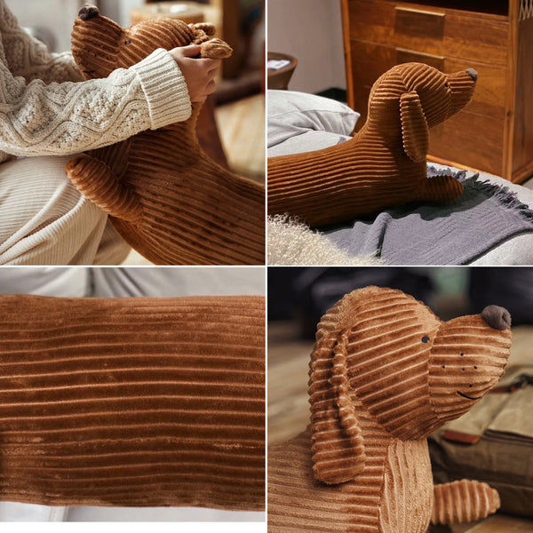 Dachshund Dog Plush Hug Pillow Stuffed Cartoon Animal Dachshund Doll Pillow