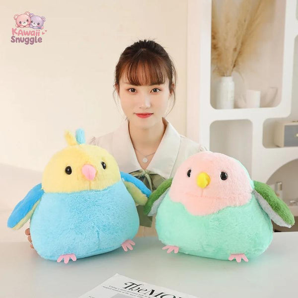 Hot Simulation Soft Lifelike Fat Parrot Plush – A Realistic and Adorable Bird Friend!