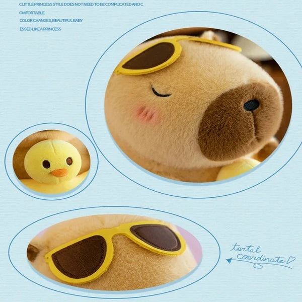 Capybara Plush Simulation Capibara Anime Fluffty Toy Cute Doll Stuffed Animals