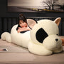 Big Long Bulldog Plush Toy – Soft Cartoon Dog Pillow
